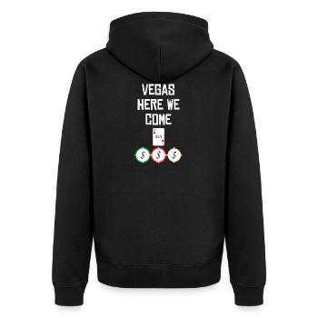 LAS VEGAS - Veste à capuche bio Premium Unisexe - noir - Dos - Nico (187cm)