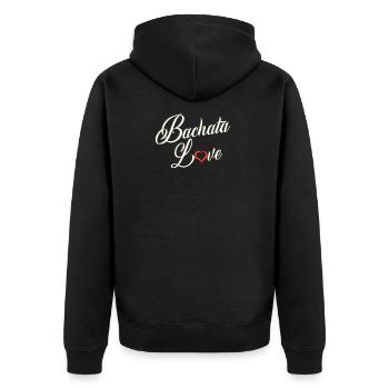 Bachata Dance Dancing Latin Dance Music Couple dance - Unisex Premium Organic Zip Hoodie - black - Back - Nico (187cm)