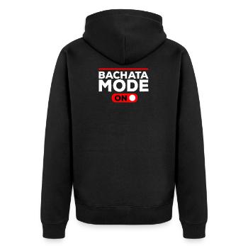 Bachata Dance Dancing Latin Dance Music Couple dance - Unisex Premium Organic Zip Hoodie - black - Back - Nico (187cm)