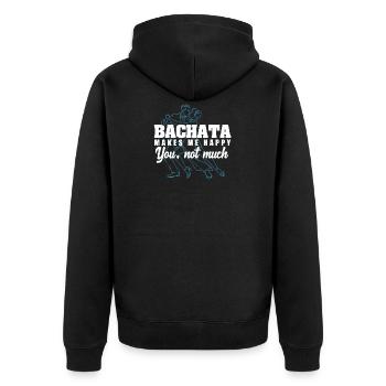 Bachata Dance Dancing Latin Dance Music Couple dance - Unisex Premium Organic Zip Hoodie - black - Back - Nico (187cm)