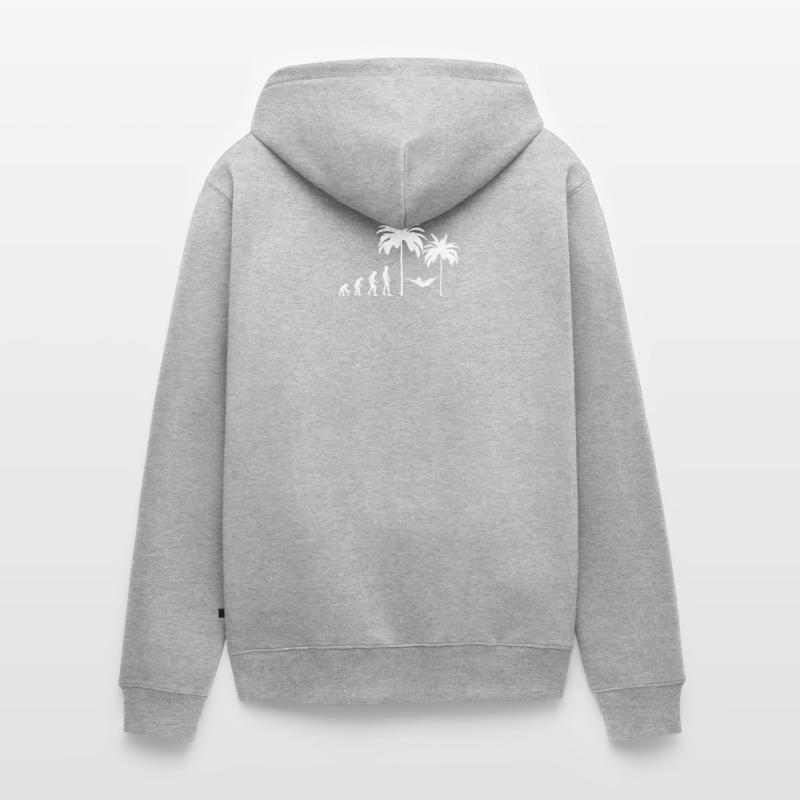 Evolution Hammock Unisex Premium Organic Zip Hoodie