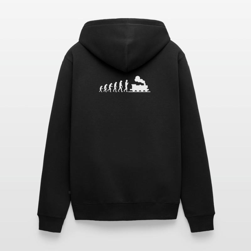 Evolution Lokfuehrer Unisex Premium Bio Zip Hoodie