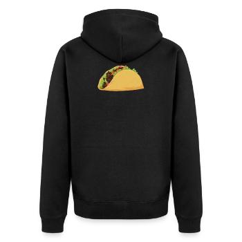 Tacos tacos mexicains fast food piquant espagnol - Veste à capuche bio Premium Unisexe - noir - Dos - Nico (187cm)