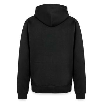 Cats and books read gift - Unisex Premium Organic Zip Hoodie - black - Back - Nico (187cm)