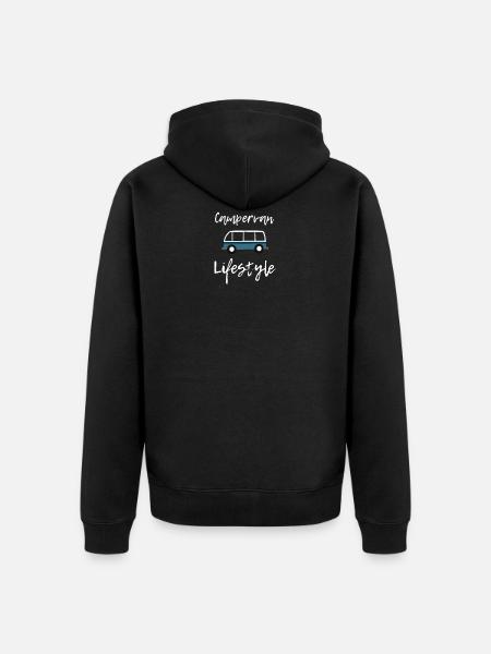 Camping-car - Veste à capuche bio Premium Unisexe - noir