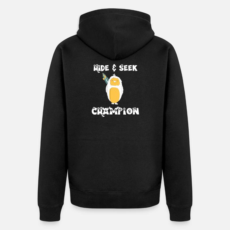Hide and Seek - Veste à capuche bio Premium Unisexe - noir