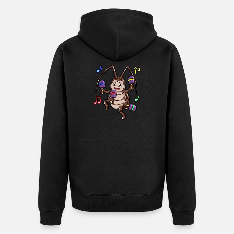 lacucaracha cafard cafard - Veste à capuche bio Premium Unisexe - noir
