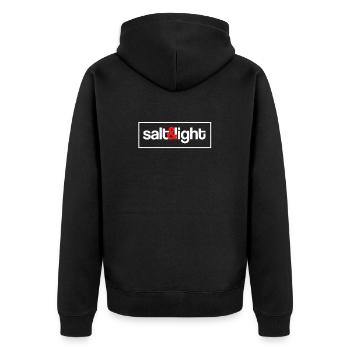 Salt and Light chrétien chrétien don - Veste à capuche bio Premium Unisexe - noir - Dos - Nico (187cm)