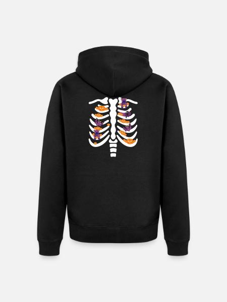 Hallowee - Unisex Premium Bio Zip Hoodie - Schwarz