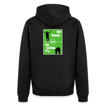 JGA baccalauréat célibataire chemise de football - Veste à capuche bio Premium Unisexe - noir - Dos - Nico (187cm)