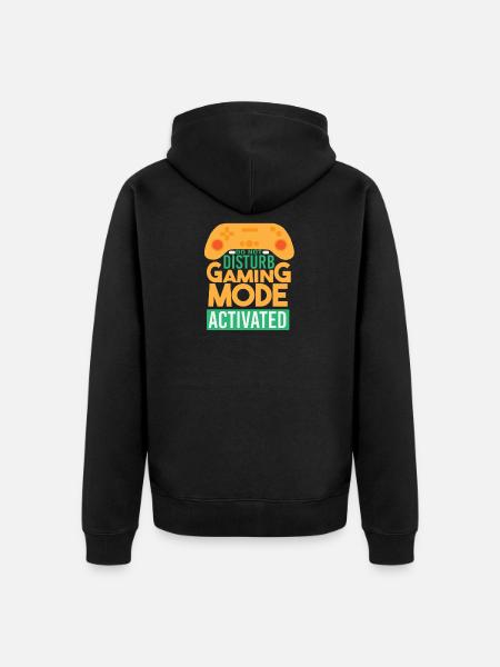Gaming Mode - Unisex Premium Bio Zip Hoodie - Schwarz