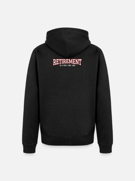 pension - Unisex Premium Organic Zip Hoodie - black