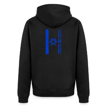 Krav Maga Isreal Drapeau Israël - Veste à capuche bio Premium Unisexe - noir - Dos - Nico (187cm)