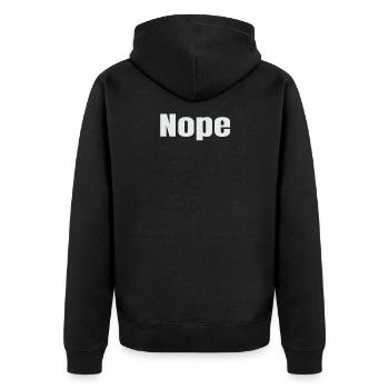 Non - Veste à capuche bio Premium Unisexe - noir - Dos - Nico (187cm)
