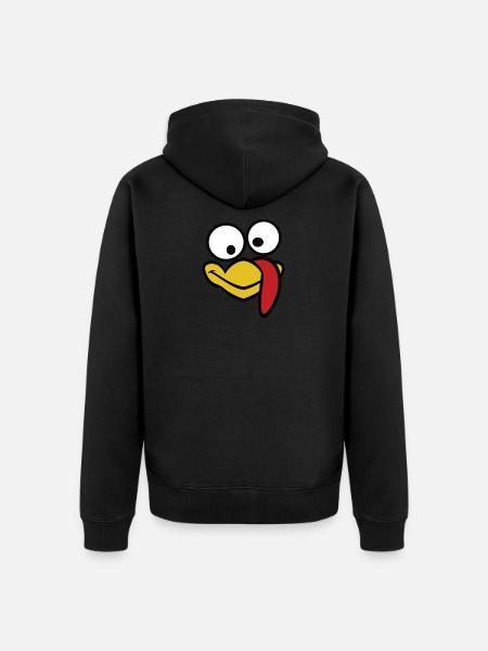 Turkey - Unisex Premium Organic Zip Hoodie - black