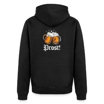 Prost - Veste à capuche bio Premium Unisexe - noir - Dos - Nico (187cm)