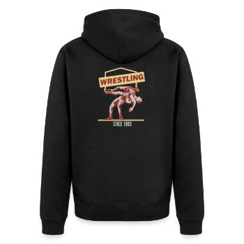 Lutte de lutte - Veste à capuche bio Premium Unisexe - noir - Dos - Nico (187cm)