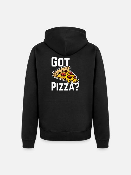 Got Pizza? W31 - Unisex Premium Bio Zip Hoodie - Schwarz