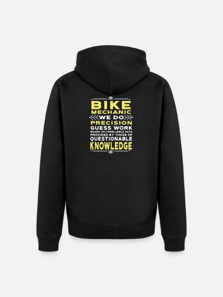 BIKE MECHANIC - Unisex Premium Organic Zip Hoodie - black