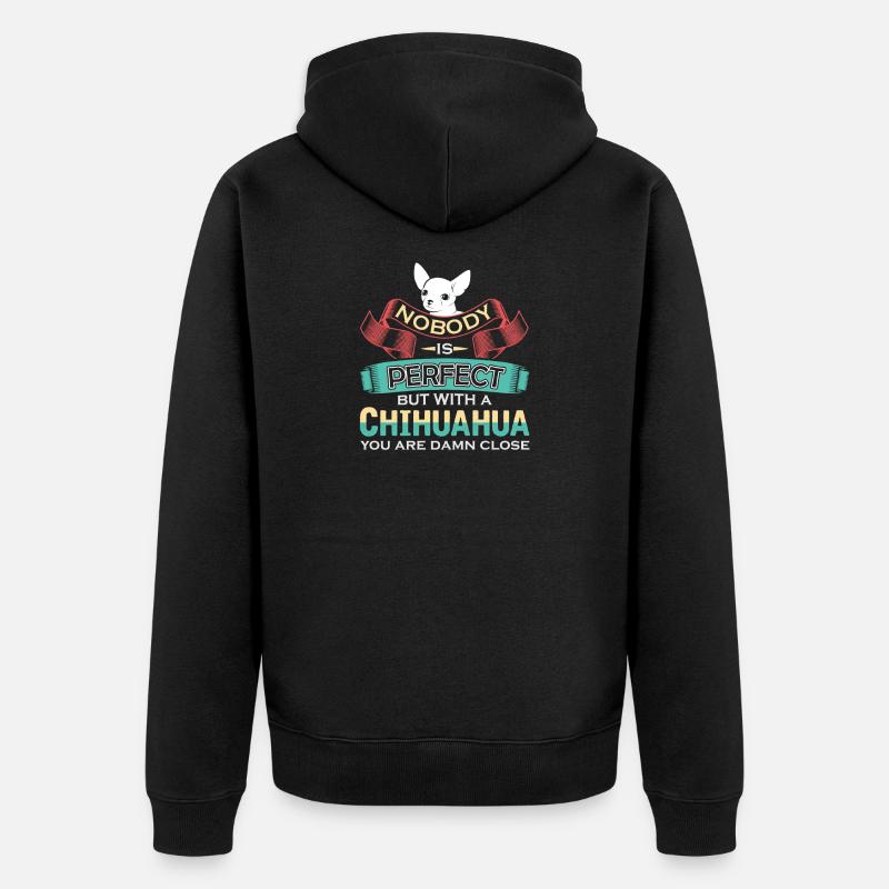 Chihuahua - Veste à capuche bio Premium Unisexe - noir