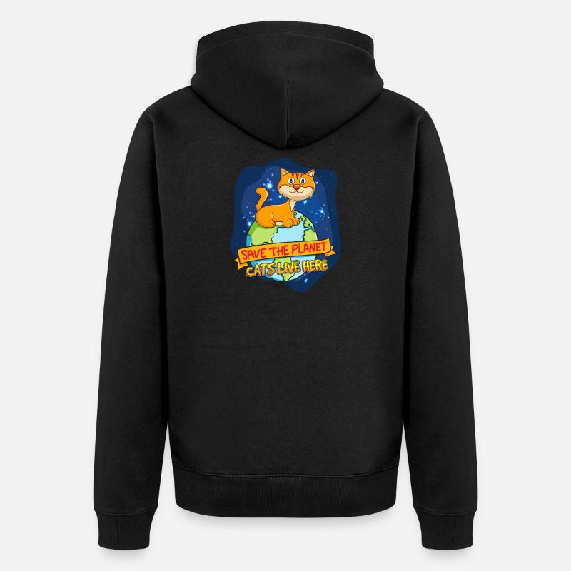 enfants - Veste à capuche bio Premium Unisexe - noir