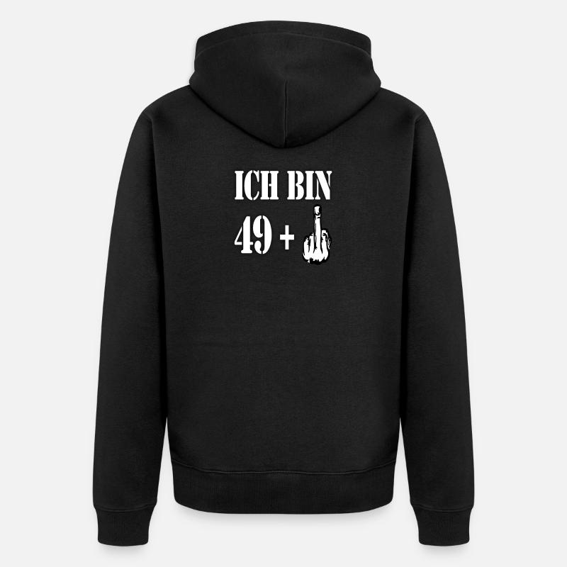 JE SUIS 49 CADEAU - Veste à capuche bio Premium Unisexe - noir