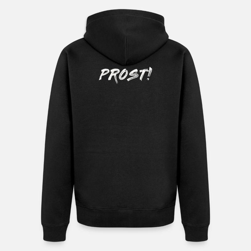 Prost - Unisex Premium Bio Zip Hoodie - Schwarz