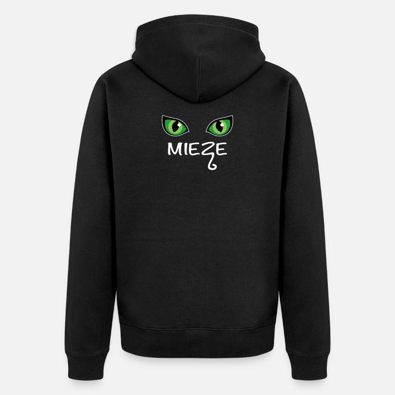 minette - Veste à capuche bio Premium Unisexe - noir