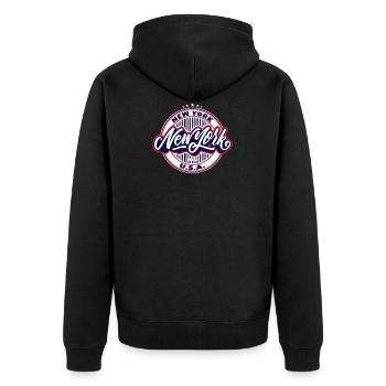 New York City New York - Veste à capuche bio Premium Unisexe - noir - Dos - Nico (187cm)