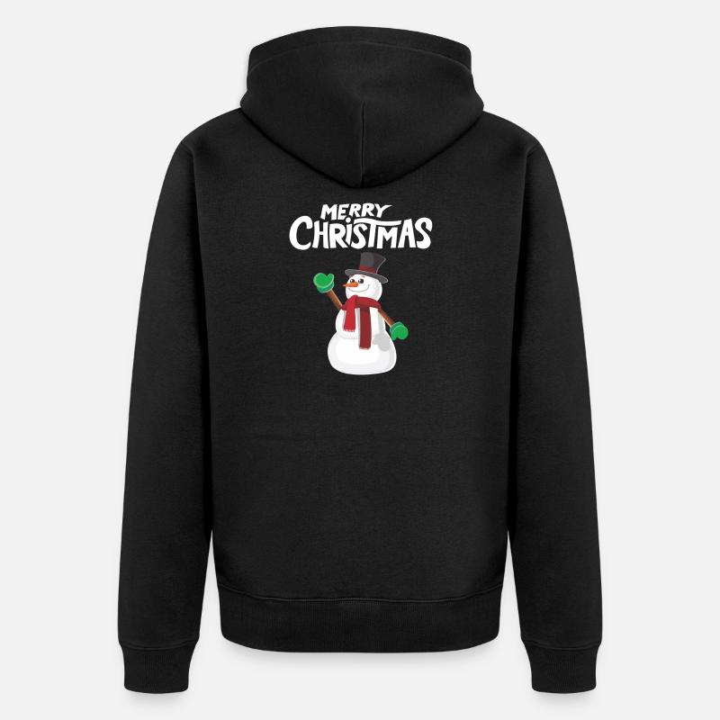 Noël - Veste à capuche bio Premium Unisexe - noir