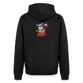 Thor Thorium Physics Chimie Cadeau Anniversaire - Veste à capuche bio Premium Unisexe - noir - Dos - Nico (187cm)