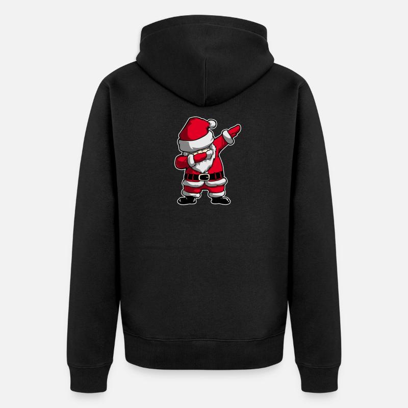 Dabbender Santa Dabbing Santa Gift - Veste à capuche bio Premium Unisexe - noir