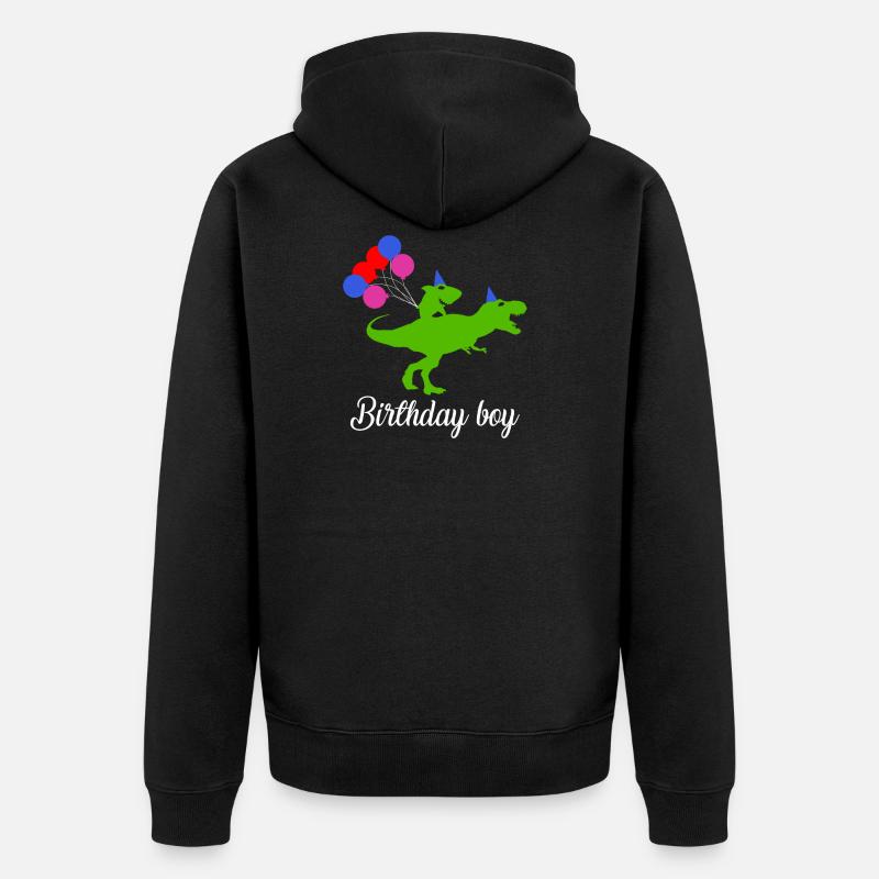 Birthday Boy Shark - Veste à capuche bio Premium Unisexe - noir