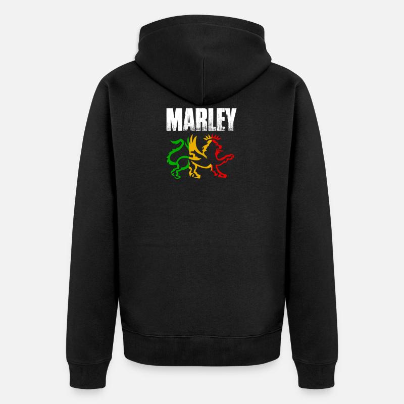 Marley - Veste à capuche bio Premium Unisexe - noir