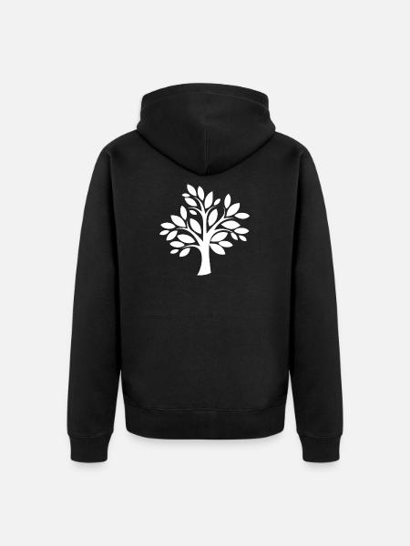 Pouvoir de guérison des arbres - Veste à capuche bio Premium Unisexe - noir