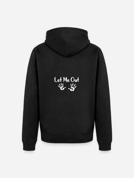 femme enceinte - Veste à capuche bio Premium Unisexe - noir