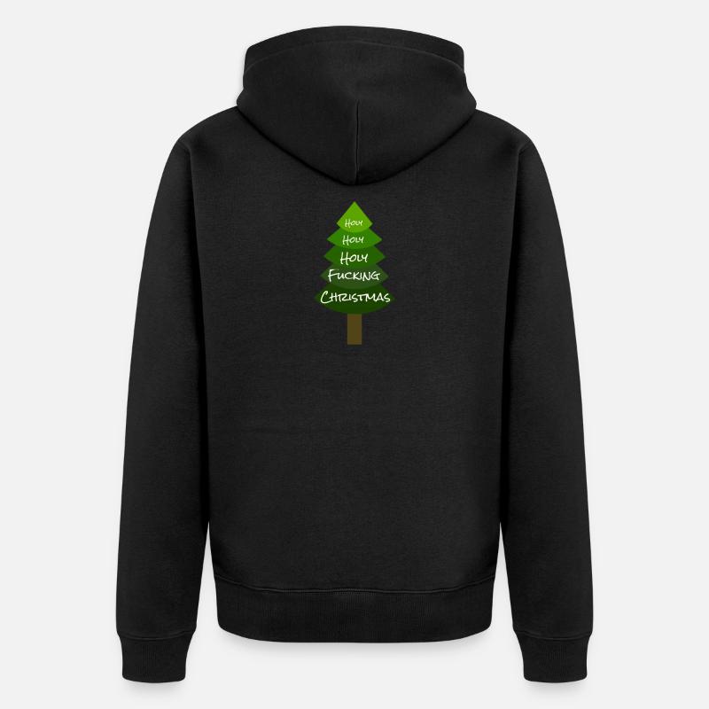 Sacré noël - sapin - Veste à capuche bio Premium Unisexe - noir