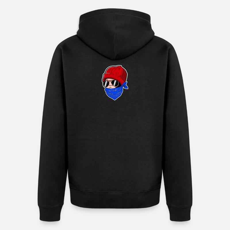 Accueil Garçon Bébé - Veste à capuche bio Premium Unisexe - noir