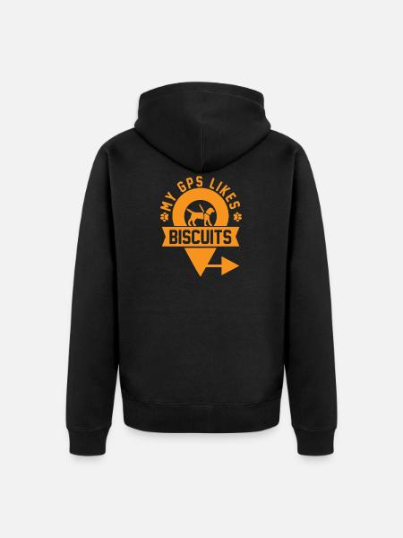 Aveugle Cadeau Drôle Aveuglement Visuel - Veste à capuche bio Premium Unisexe - noir