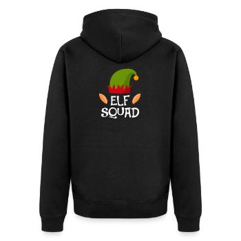 onze squad Noël advent onze elfe fee cadeau - Veste à capuche bio Premium Unisexe - noir - Dos - Nico (187cm)