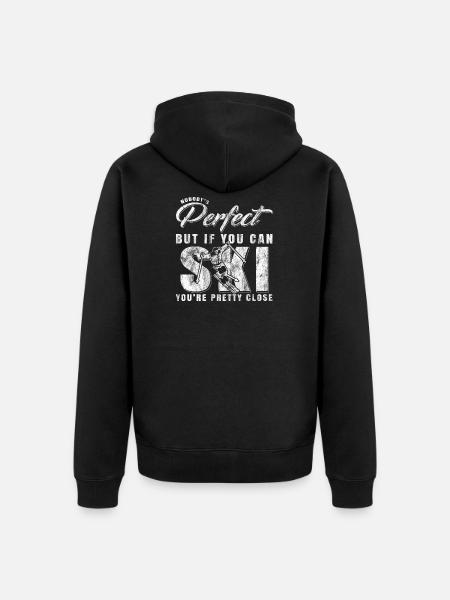 Ski - Veste à capuche bio Premium Unisexe - noir
