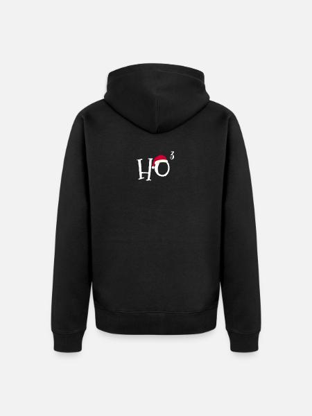 Math Nerd Hohoho Noël - Veste à capuche bio Premium Unisexe - noir