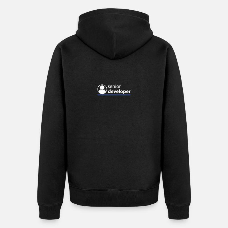 Senior Developer - Veste à capuche bio Premium Unisexe - noir