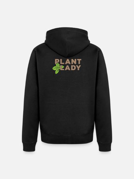 Plante dame - Veste à capuche bio Premium Unisexe - noir