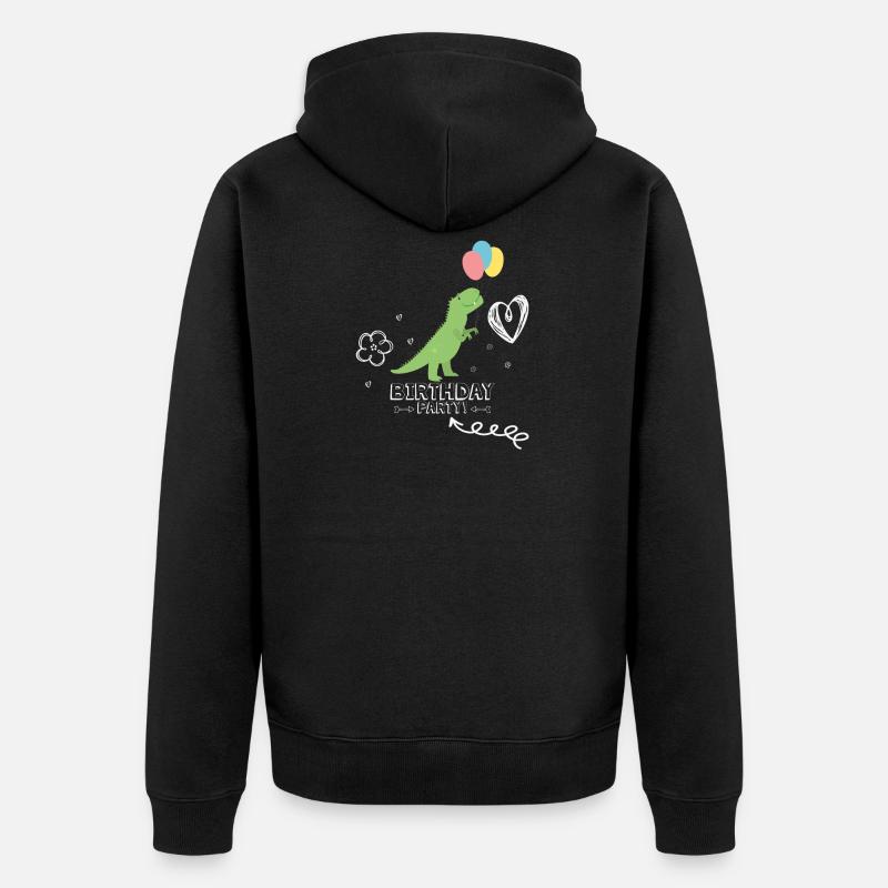 Fête d'anniversaire - Veste à capuche bio Premium Unisexe - noir