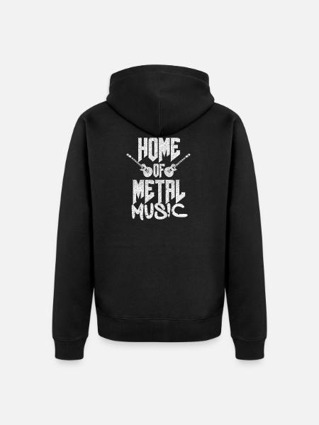 Metal music - Unisex Premium Organic Zip Hoodie - black