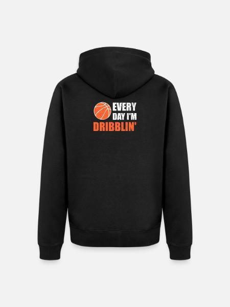 basket-ball - Veste à capuche bio Premium Unisexe - noir