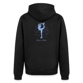 Patinage artistique Patinage - Veste à capuche bio Premium Unisexe - noir - Dos - Nico (187cm)