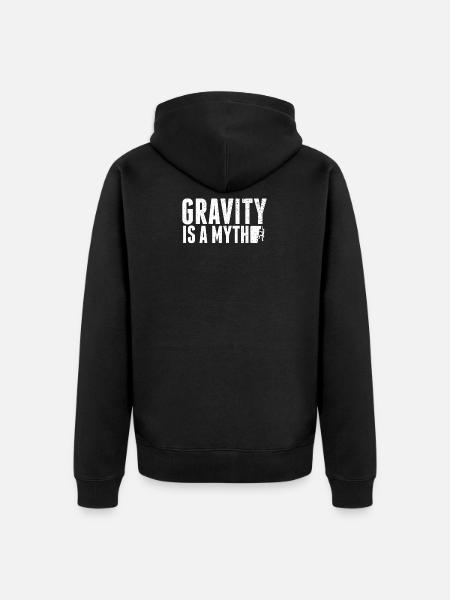 montée - Veste à capuche bio Premium Unisexe - noir