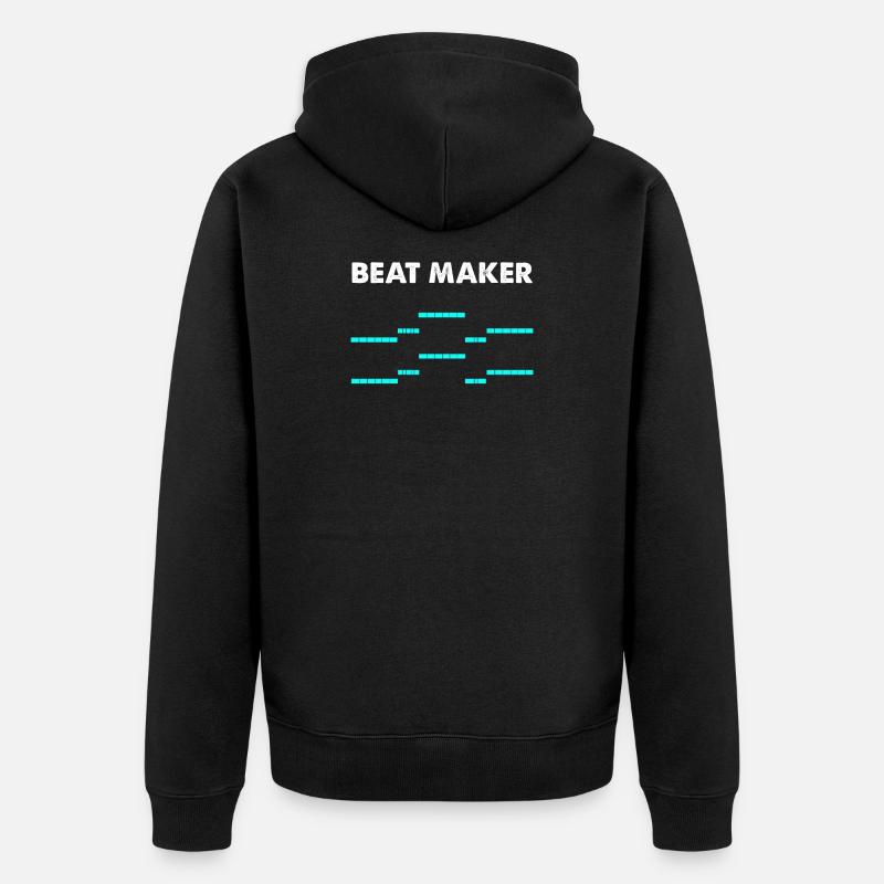 Beat maker - Veste à capuche bio Premium Unisexe - noir